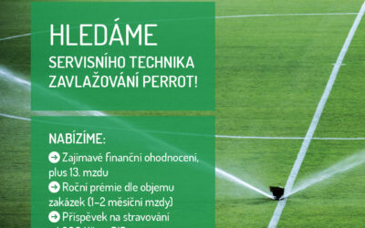 HLEDÁME SERVISNÍHO TECHNIKA ZAVLAŽOVÁNÍ PERROT!