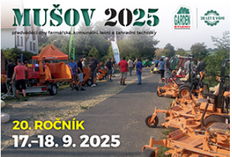 MUŠOV 2025 – 20. ročník Předváděcí dny komunální, lesní a zahradní techniky